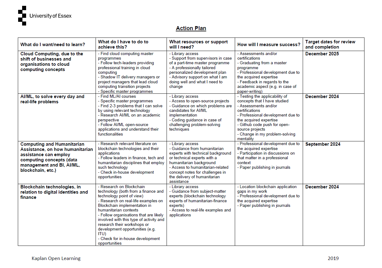 Action Plan